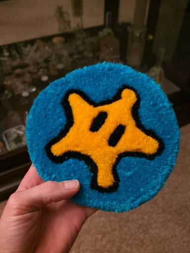 Preview pic of Mario star mat