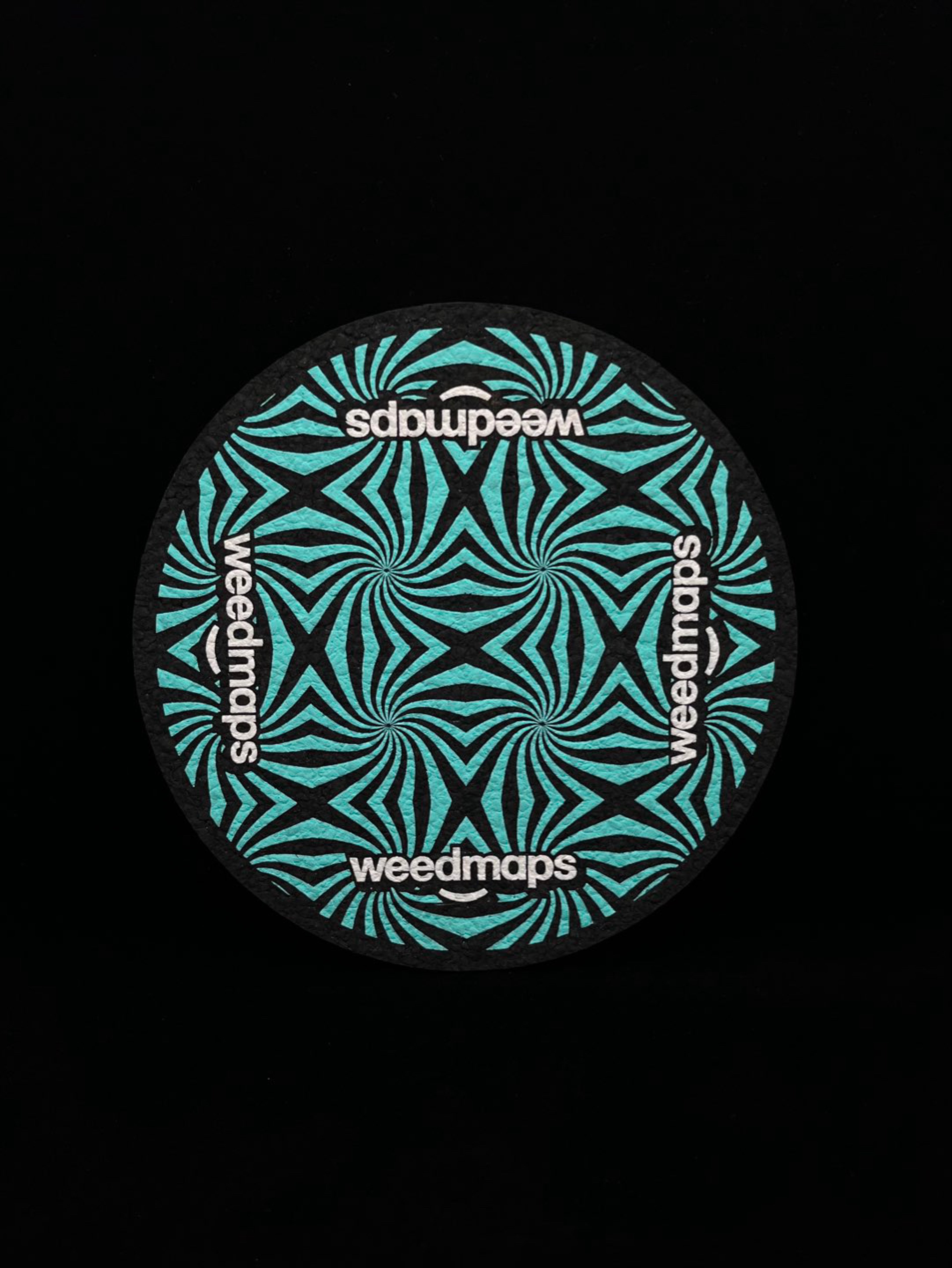 We.edmaps 8” Round Mat by Moodmats x We.edmaps image 0