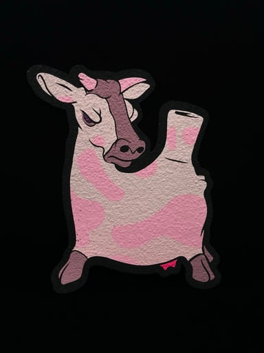 Preview pic of Strawberry Cow Mat by Robertson Glass x Moodmats