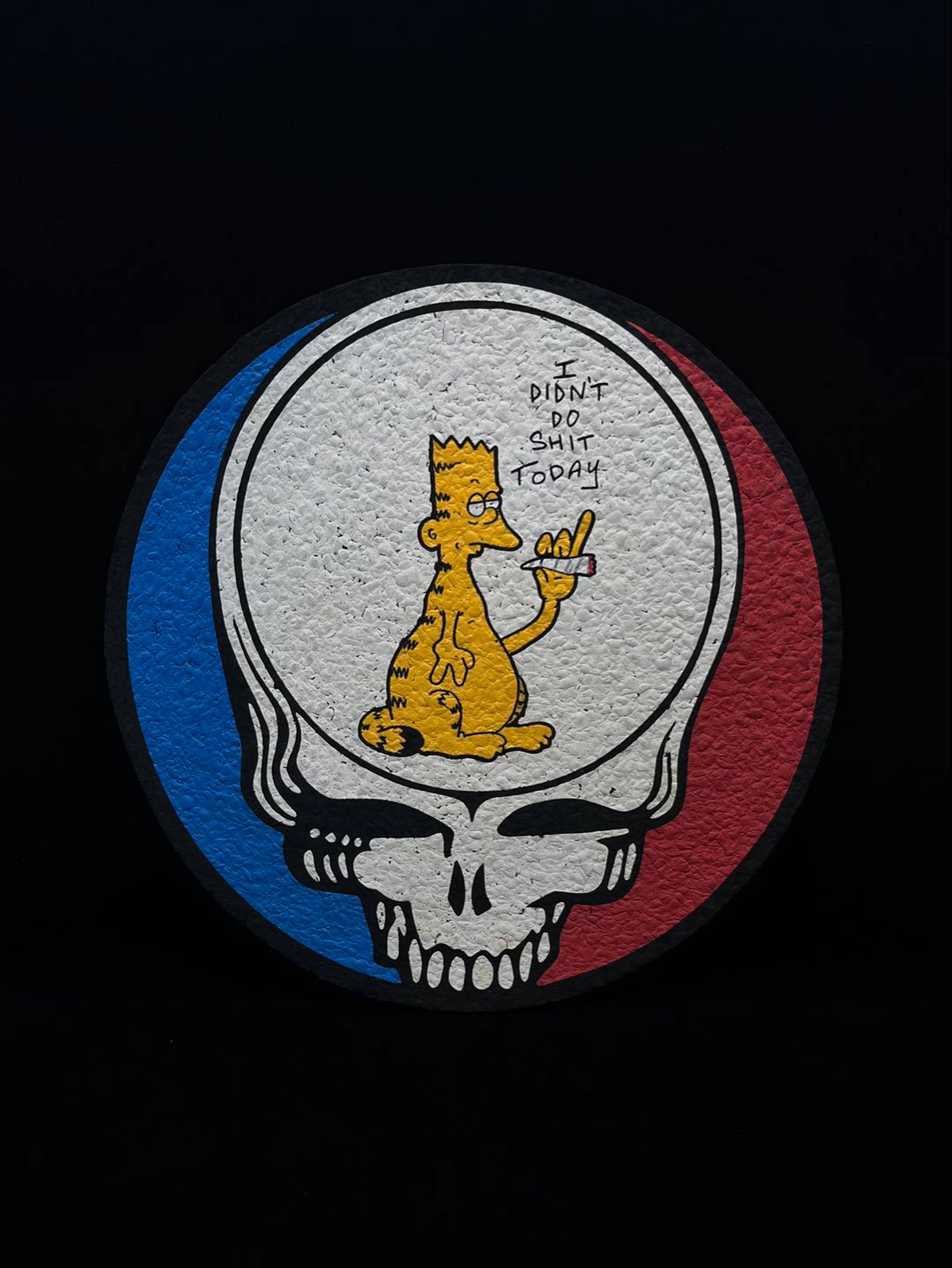 RARE Bartfield “I didn’t do sh!t today” Round 11.5” Mat by GZ1 Whatever Forever x Moodmats image 0