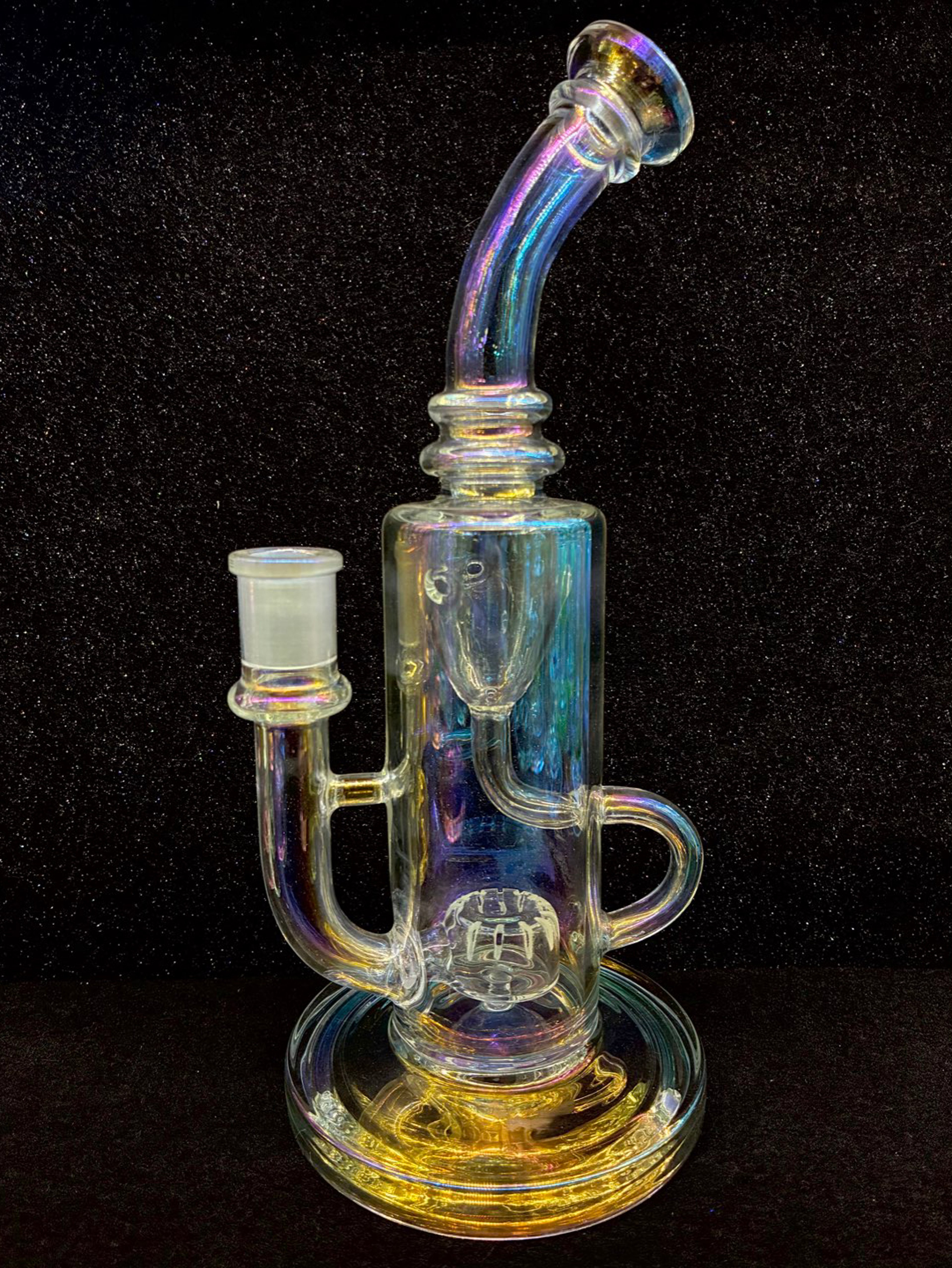 Iridescent Klein recycler 10inch 14mm image 0