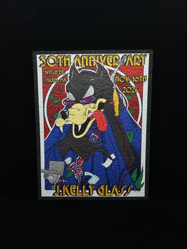 Preview pic of Jerry Kelly 30th Anniversary Mat by Moodmats x Aaron Brooks (abrooksart) x J Kelly Glass