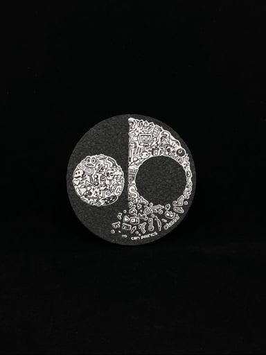 Preview pic of Muller Trib 5” Round Mat by Cam Schmidt x Moodmats