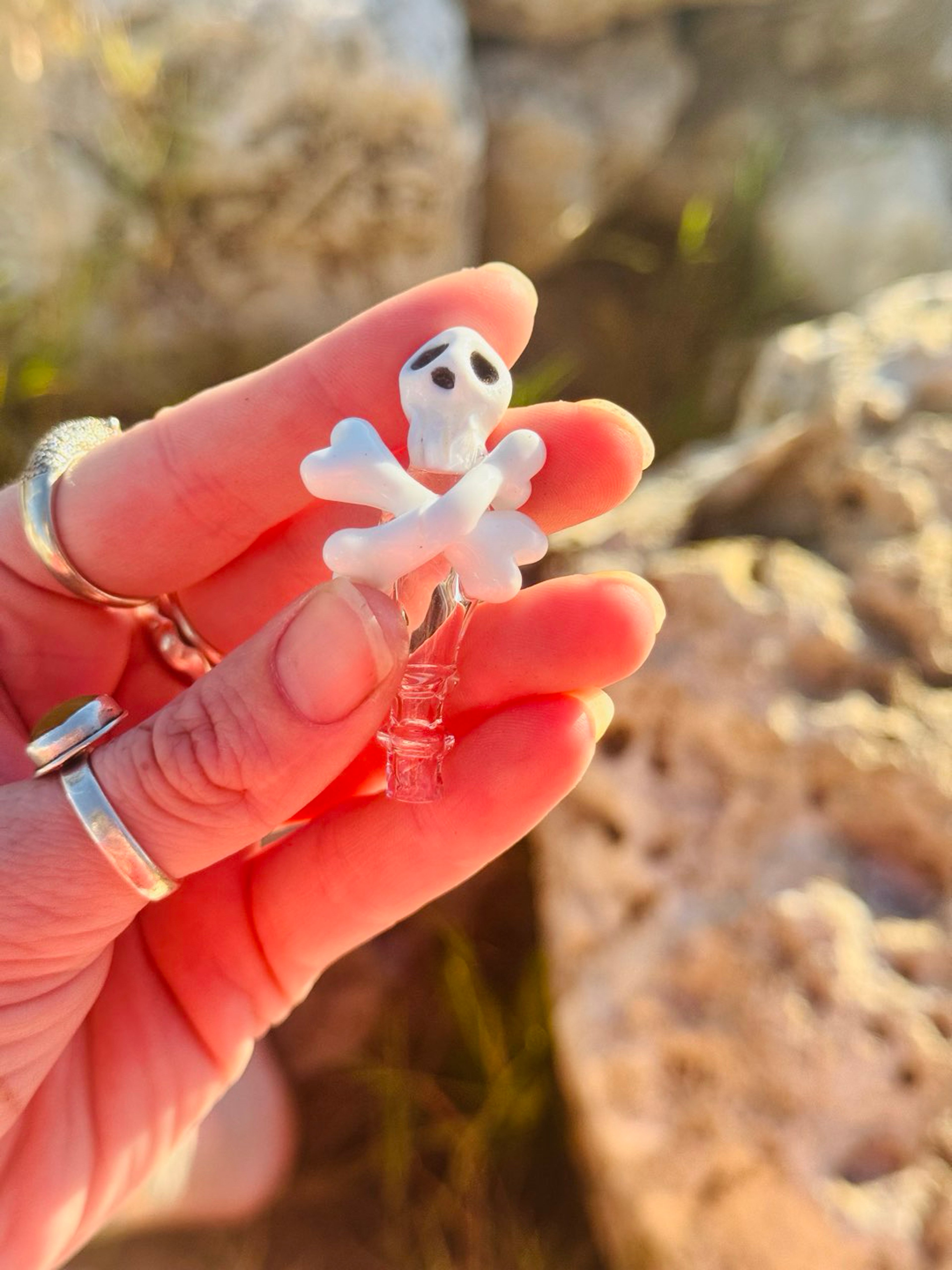 Preview pic of Skull with bones joystick 3DXL