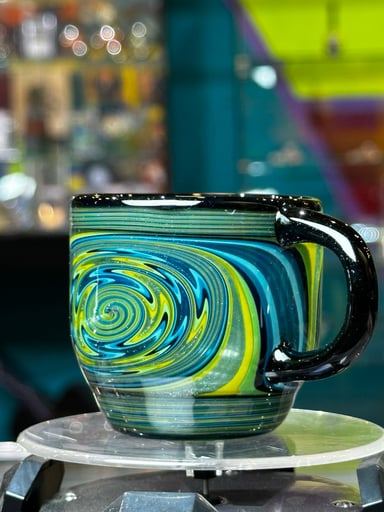 Preview pic of Green Stardust Espresso Cup