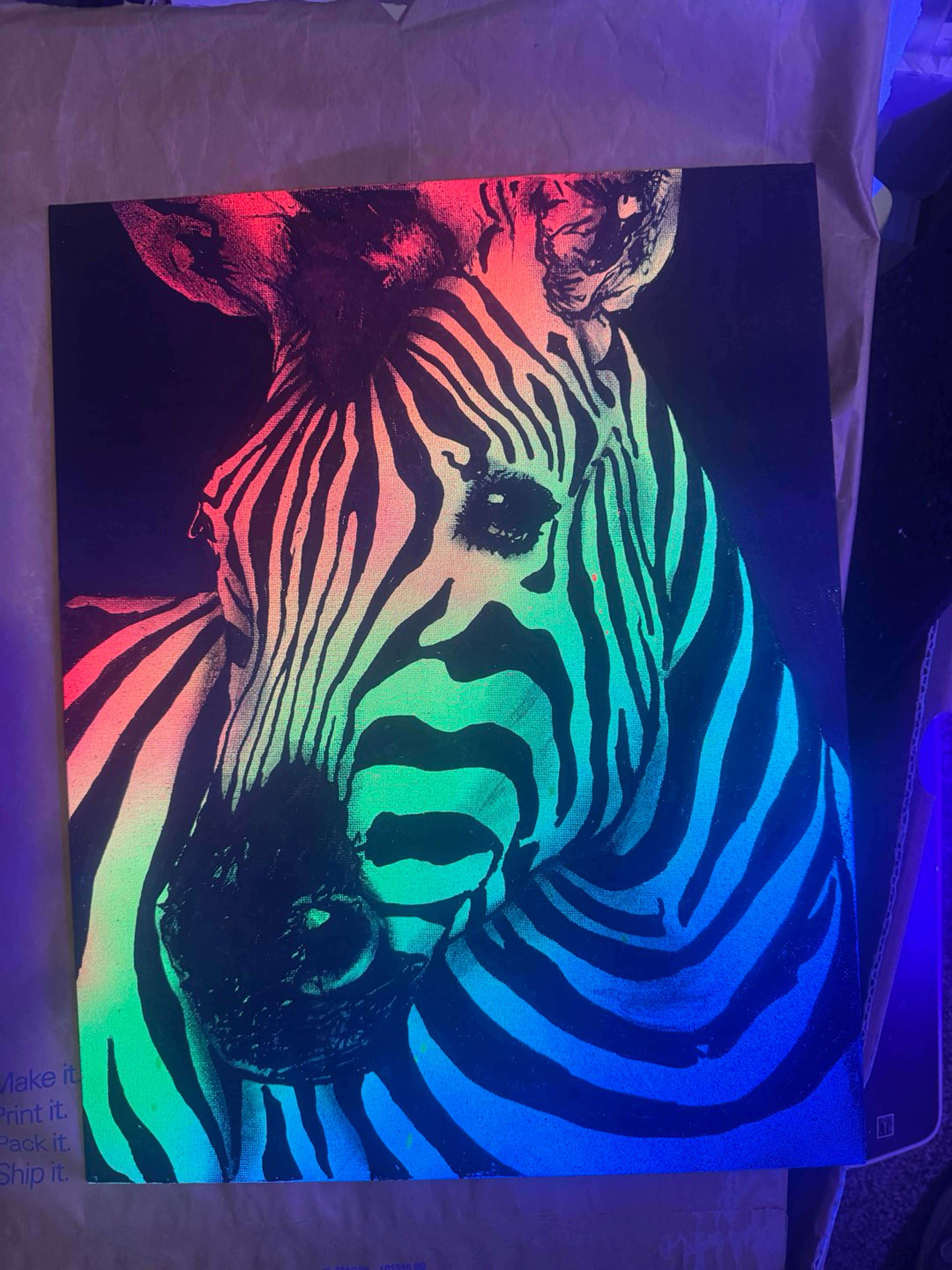 Preview pic of Glow Zebra