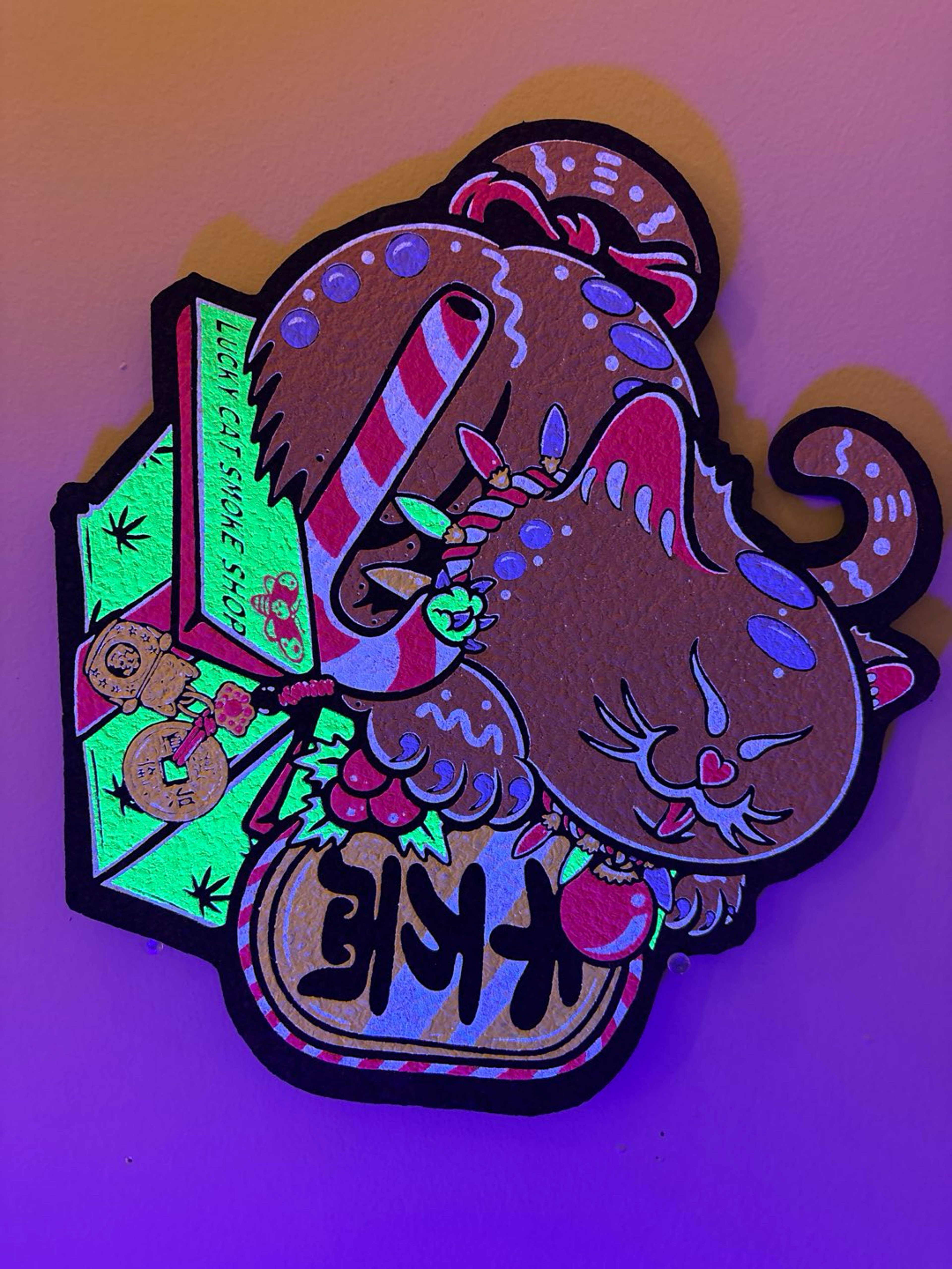 "Gingerbread Lucky Cat” image 0