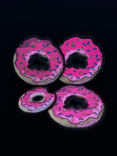 Preview pic of Bundle: Strawberry Sprinkle Donut Mats by KGB Glass x Moodmats