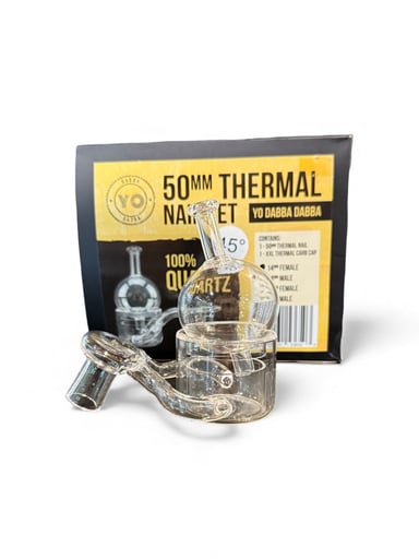 Preview pic of Yo Dabba 45 degree 14mm Female 50mm Thermal Banger & Cap