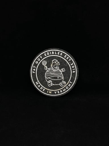 Preview pic of Fat Guy Edibles 5” Round Mat by Moodmats