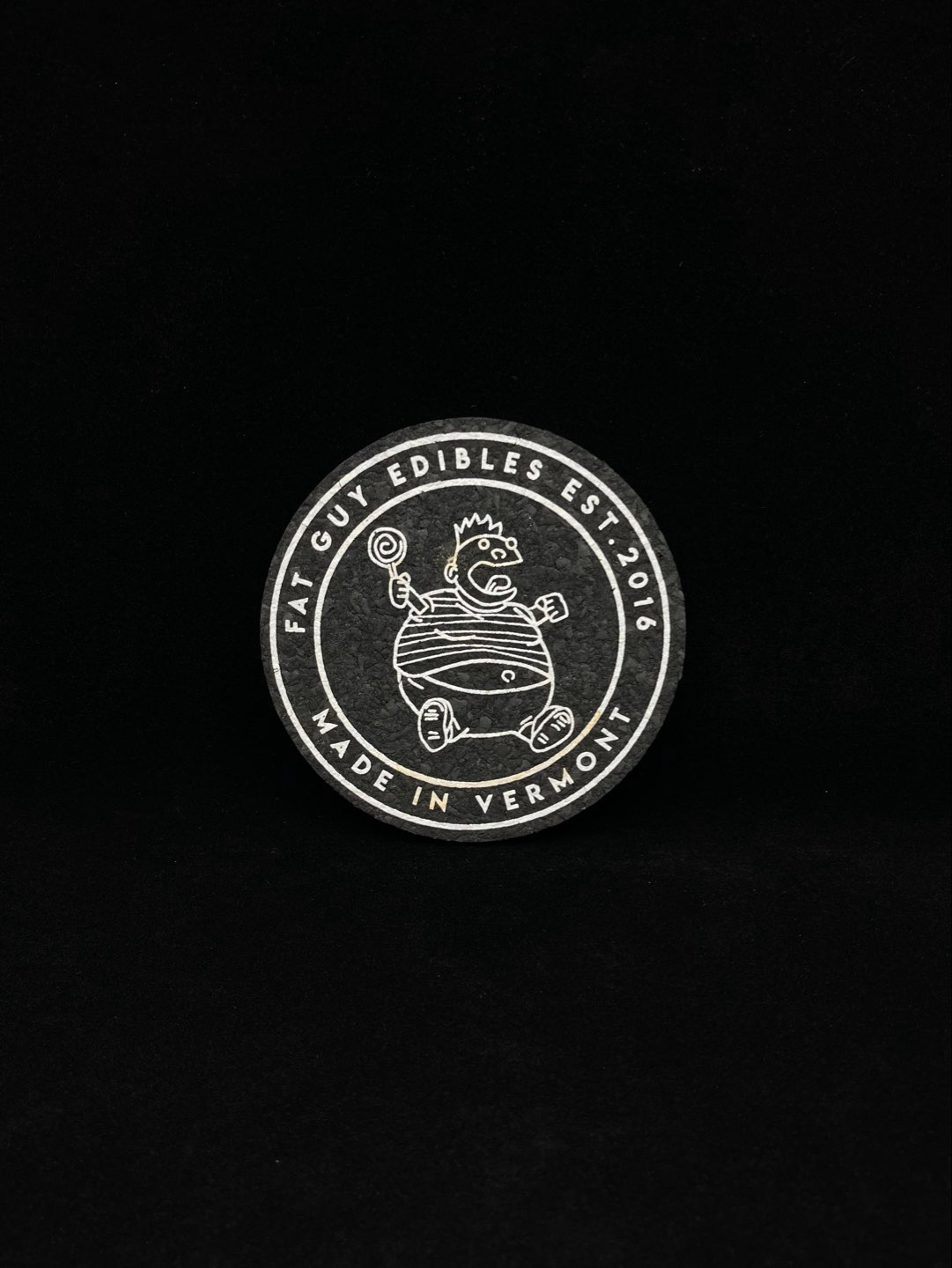 Fat Guy Edibles 5” Round Mat by Moodmats image 0