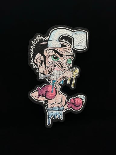 Preview pic of CUSTOM 1/1 BHOxer Mat by Aaron Brooks (abrooksart) x Moodmats