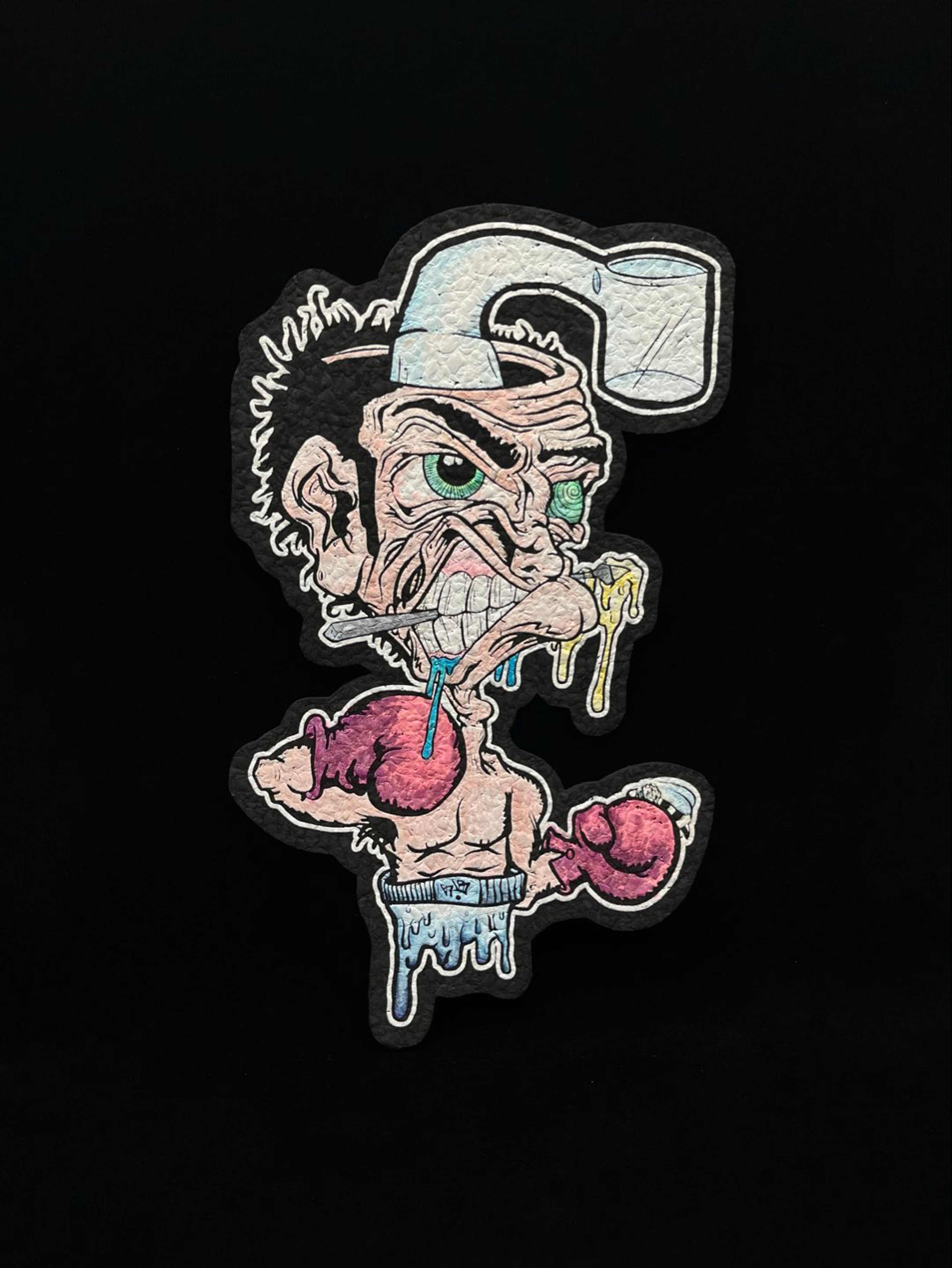 CUSTOM 1/1 BHOxer Mat by Aaron Brooks (abrooksart) x Moodmats image 0