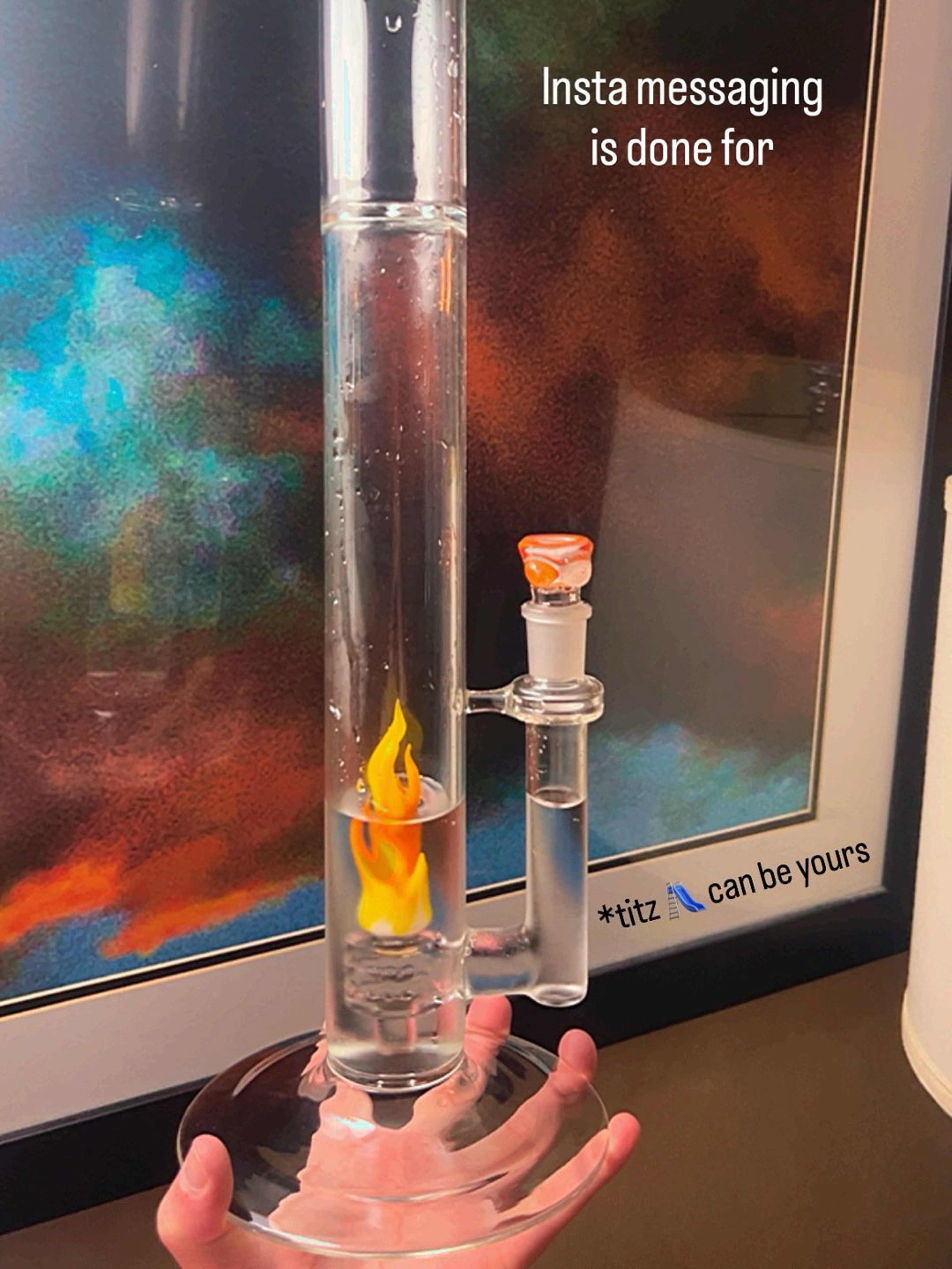 **make offer 19” Elemental Puck Fire Tube image 0