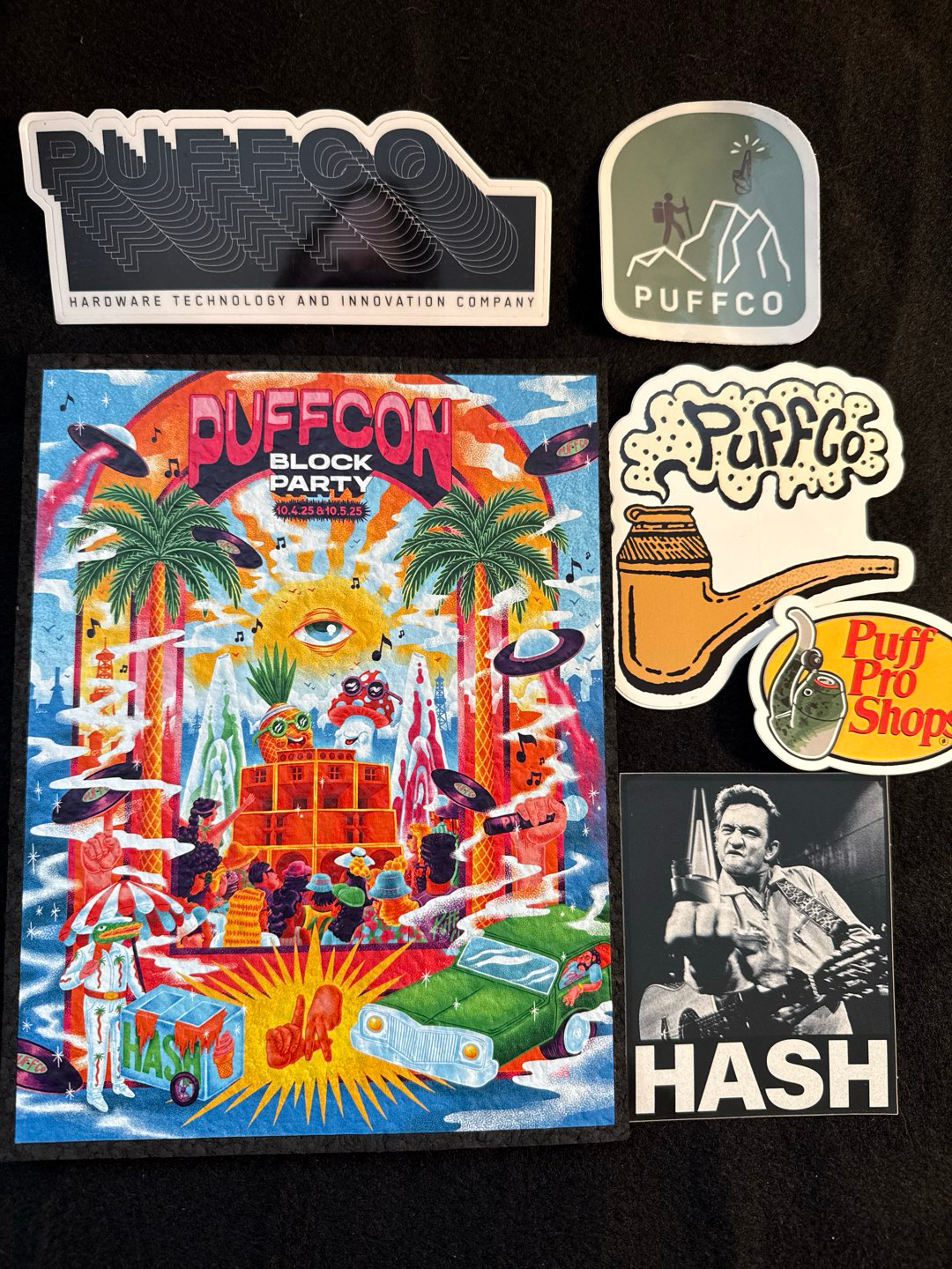 Puffcon 2025 Moodmat with exclusive stickers image 0