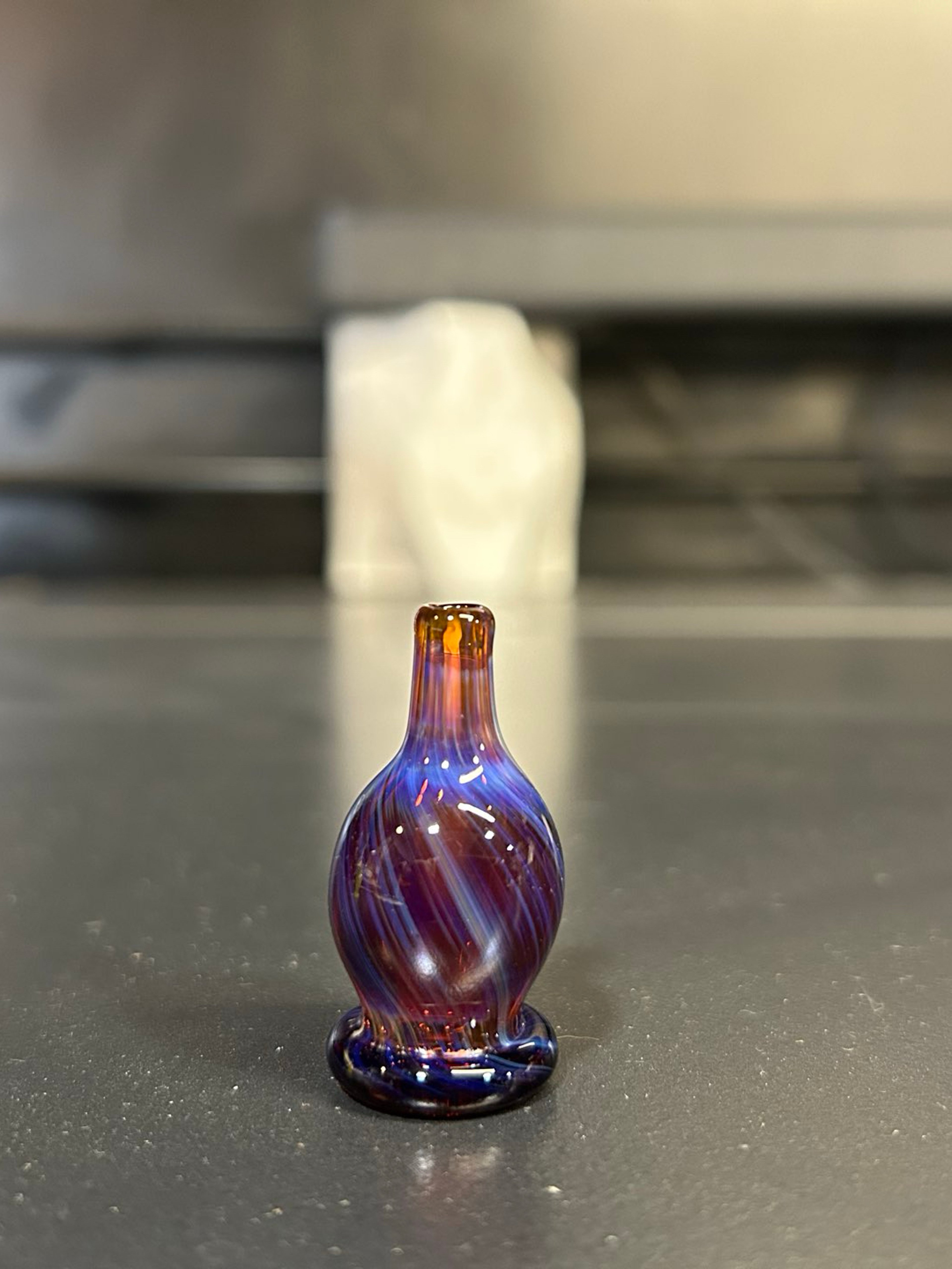 Amber purple bubble cap image 0