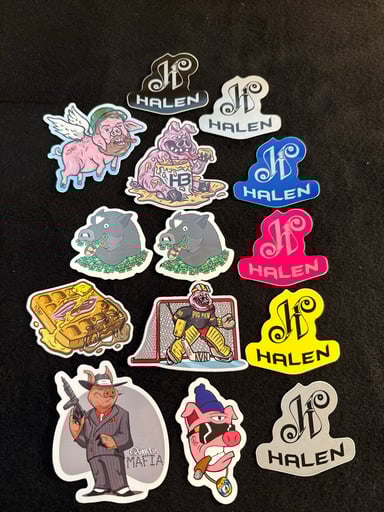 Preview pic of Joel Halen Sticker Pack