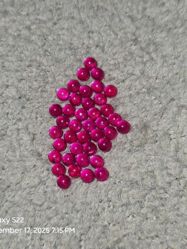 Preview pic of 3mm Ruby terp pearls