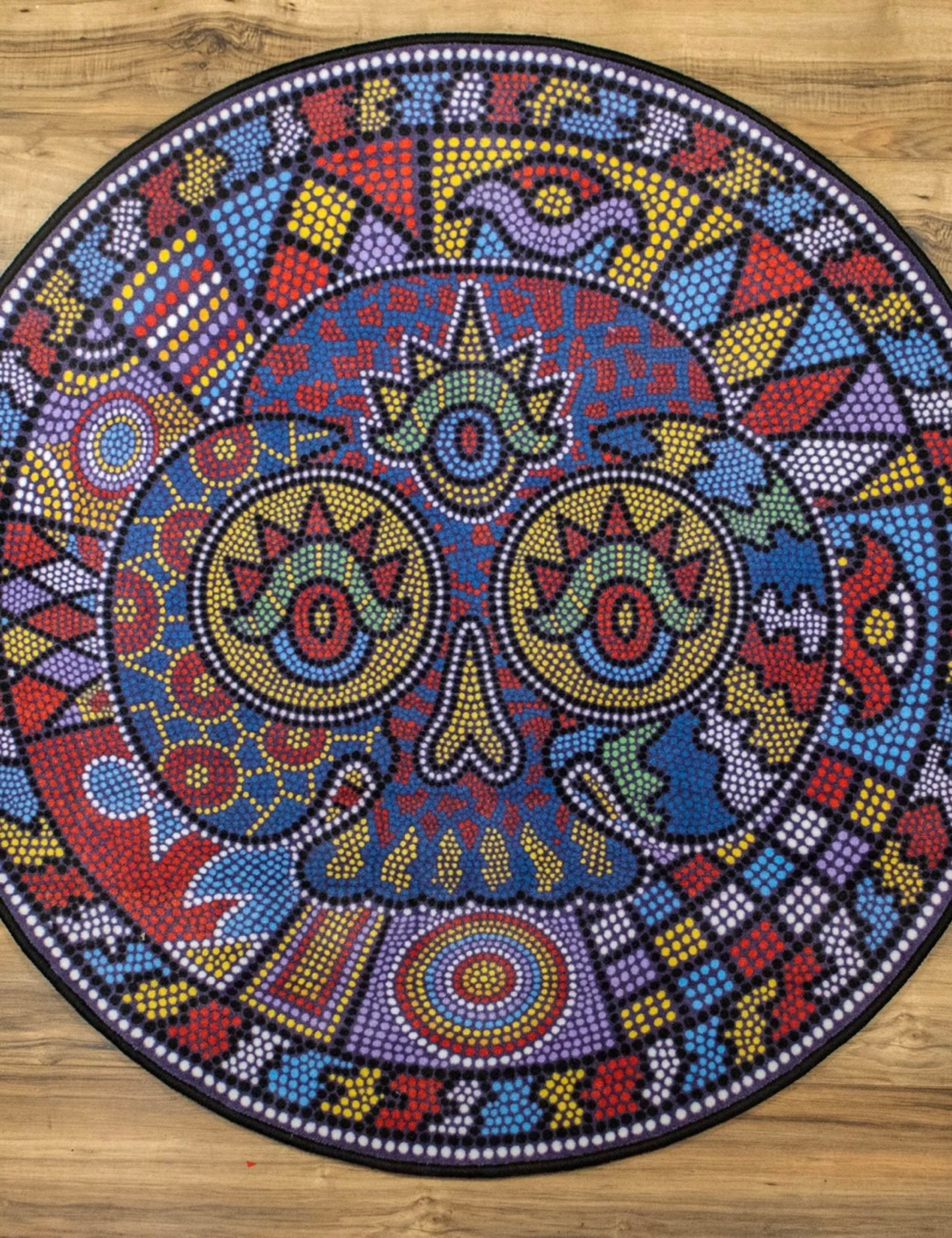 Preview pic of Takao Skull 4ft Heady Rug | Brand New 2025 Parking Lot Collective