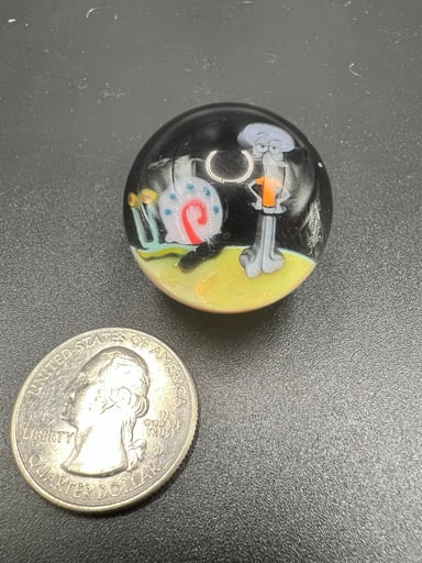 Preview pic of Gary the Snail and Squidward Marble