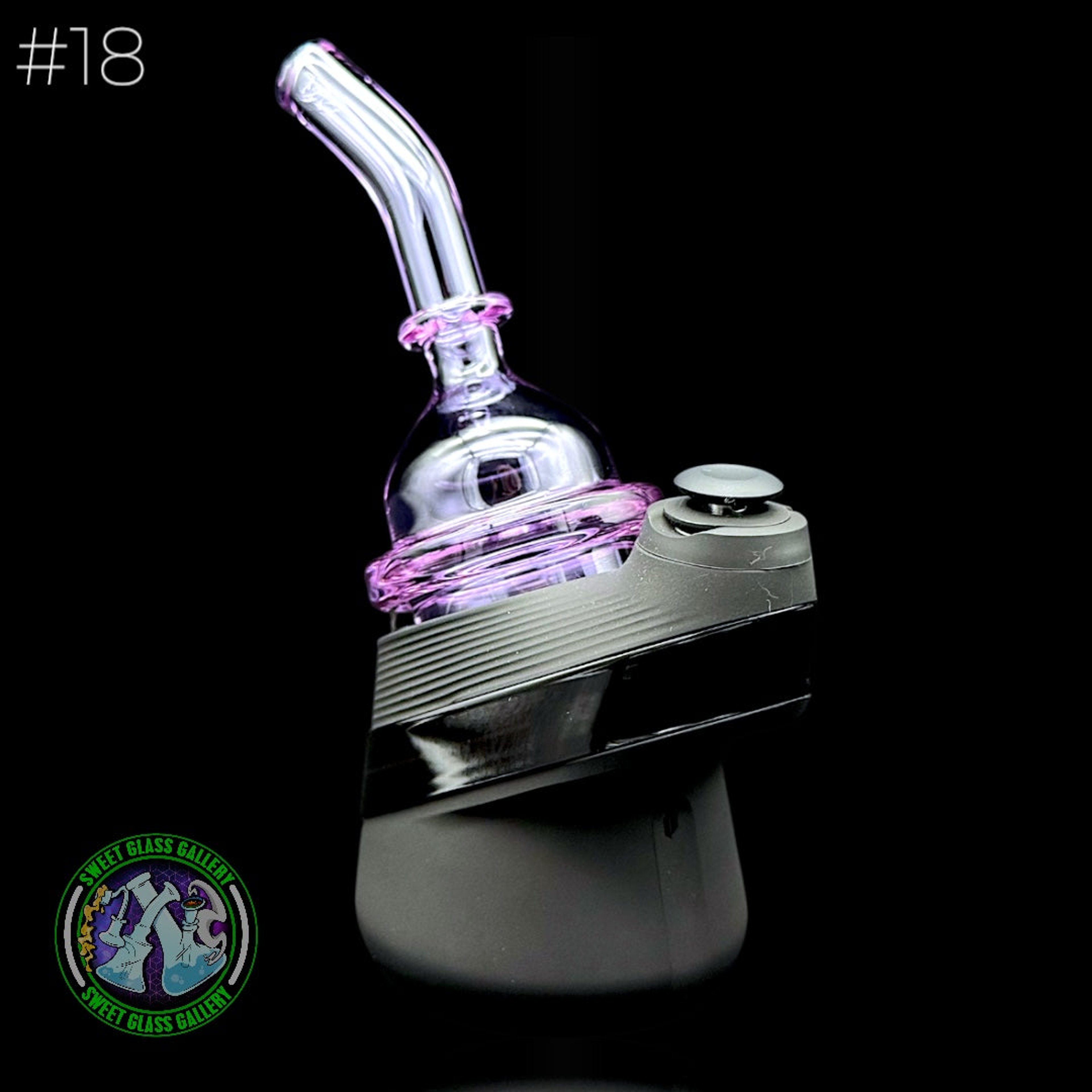 Preview pic of Zach Harrison - Puffco Peak Attachment #18 - Sipper Transparent Pink (Dry)
