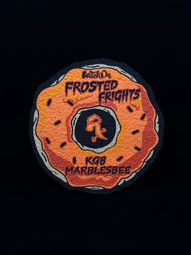 Preview pic of Frosted Freights Show Donut Mat by KGB Glass x Moodmats