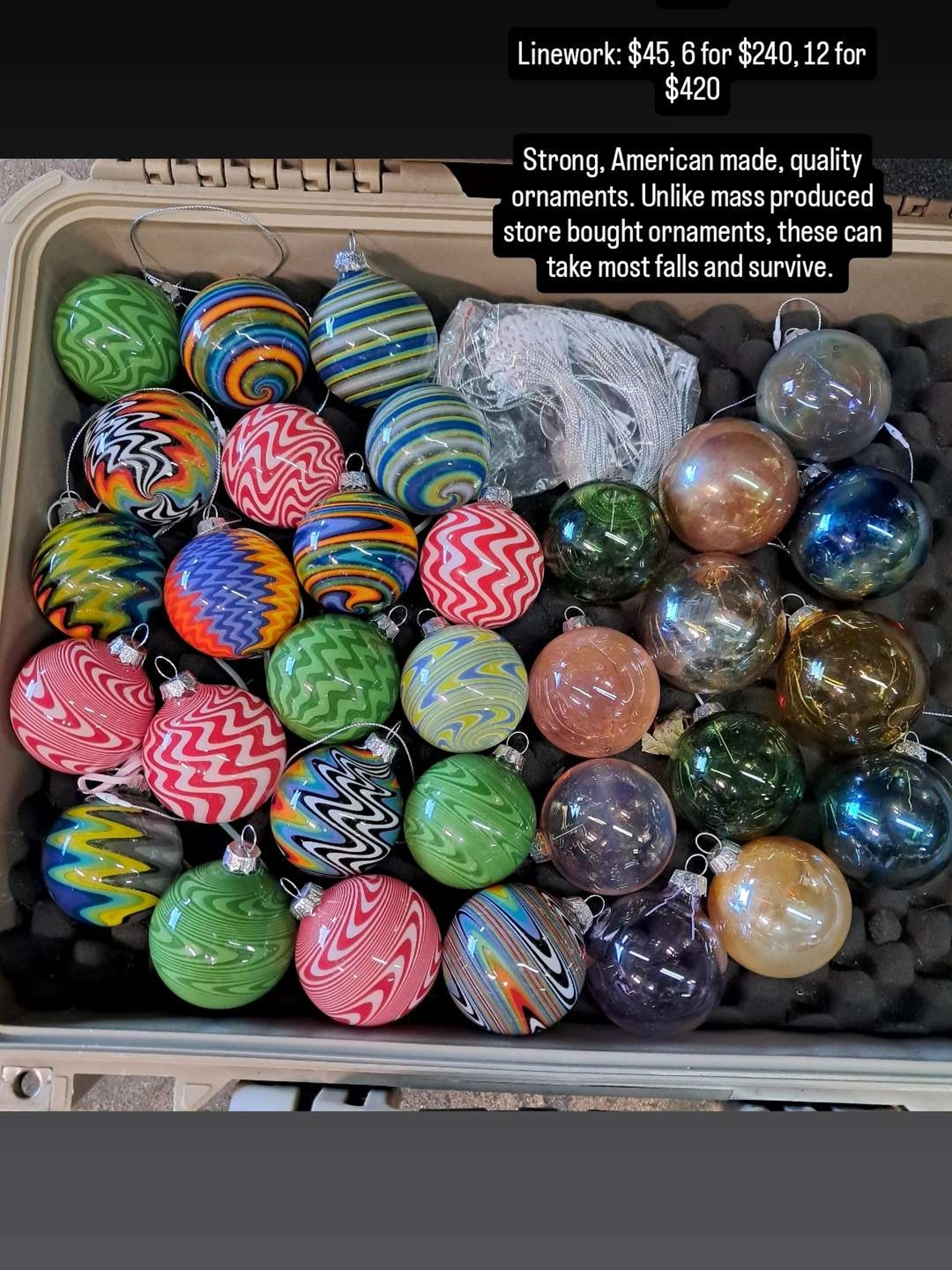 Preview pic of Hand made christmas ornaments