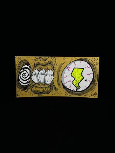 Preview pic of Thunda Bite 8” x 4” Original by Jay Sween