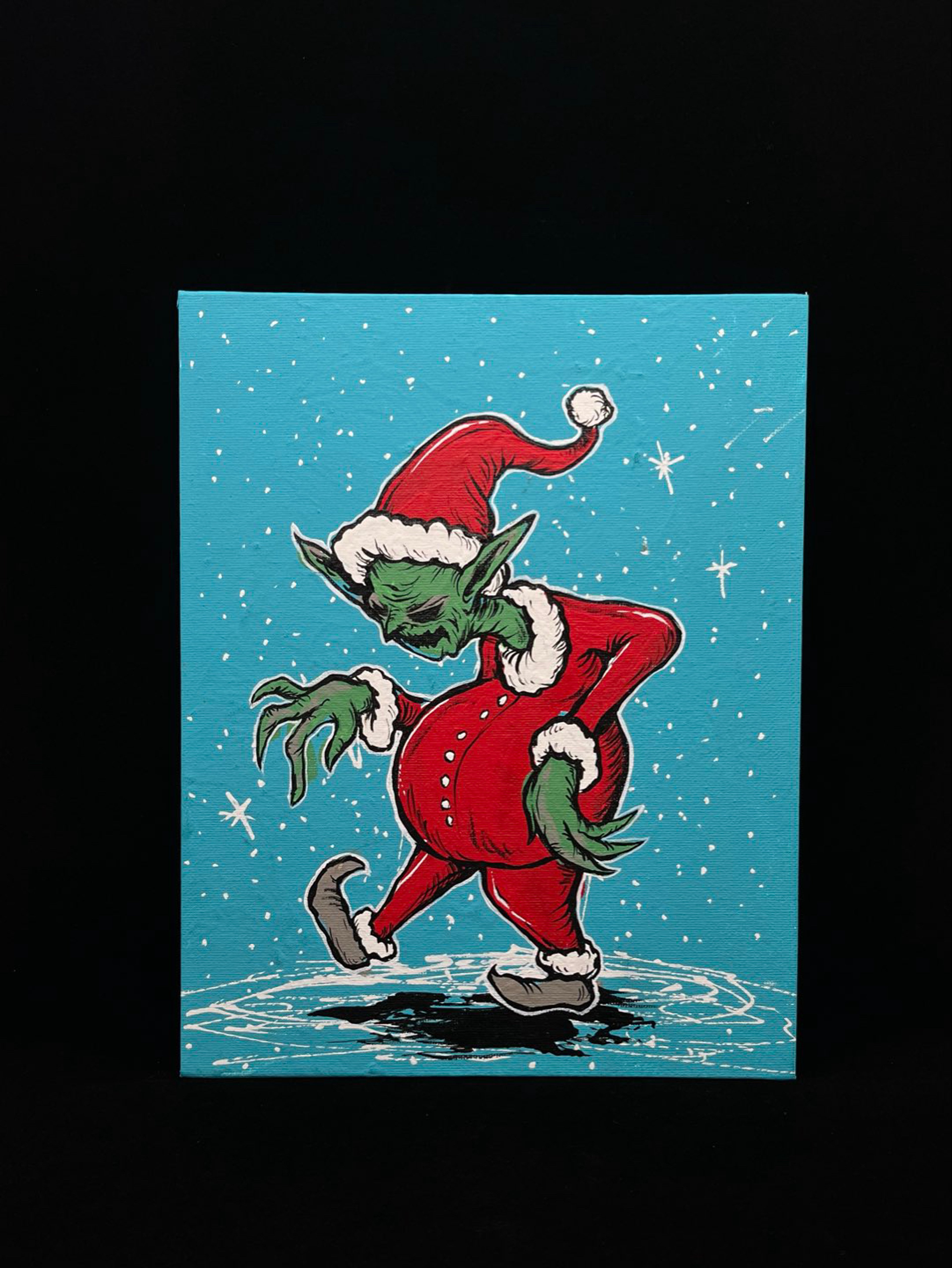 Goblin Elf 8” x 10” Original Painting by Katerthealchemist image 0