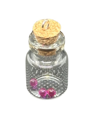 Preview pic of 3MM Ruby Terp Pearls For Puffco E rigs 3 Pack
