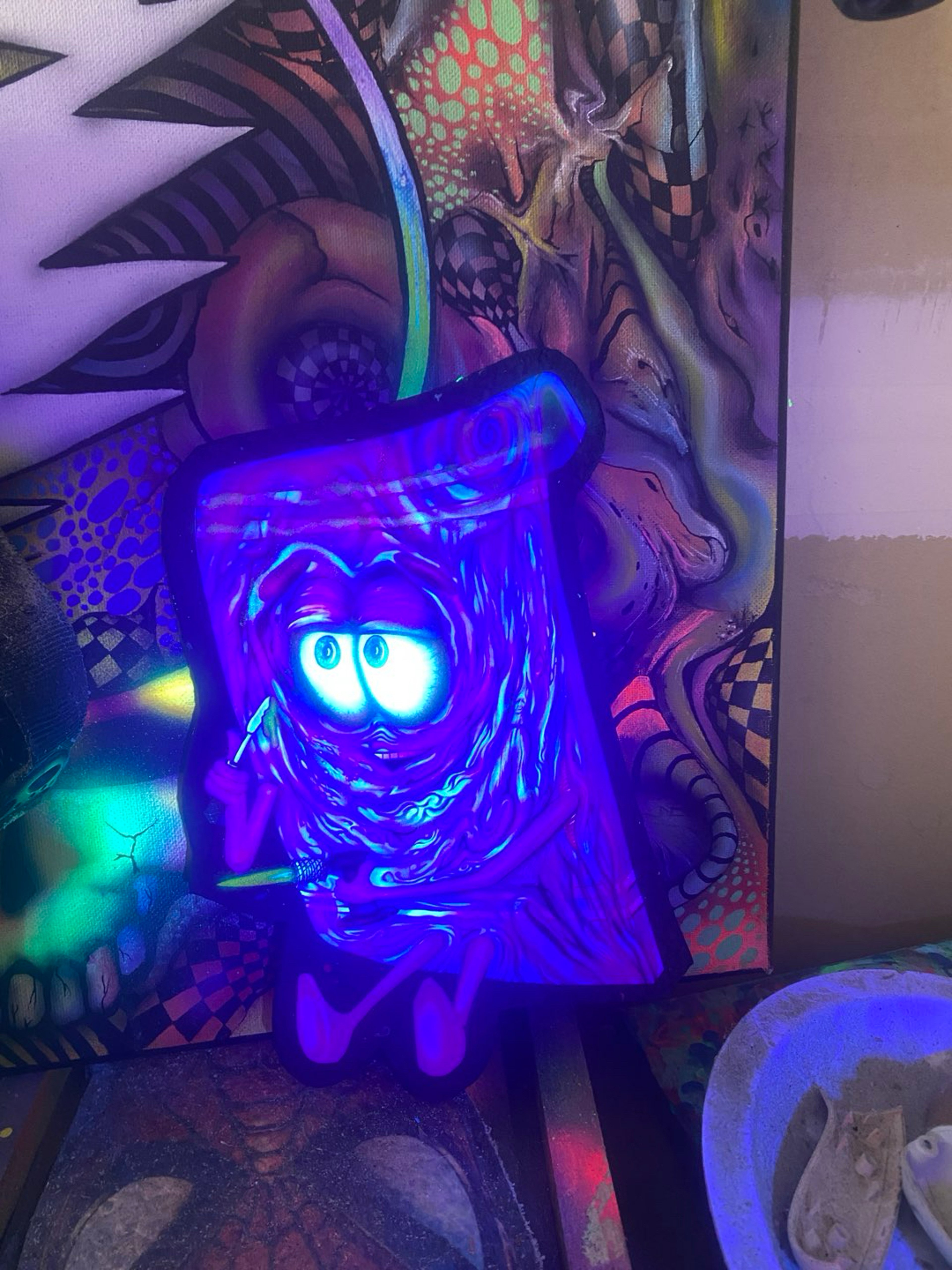 Purple towelie dabmat image 0