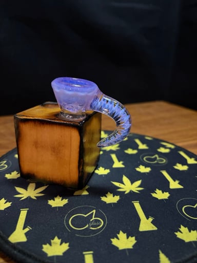 Preview pic of Jamms Glass Pink Slyme Honeycomb Slide