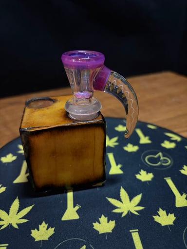 Preview pic of DJack Fully Worked Telemagenta 14mm 4-Hole Slide