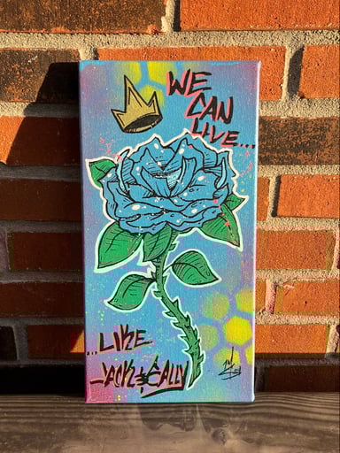 Preview pic of For the Love of… 7”x14” Original Canvas by Jay Sween