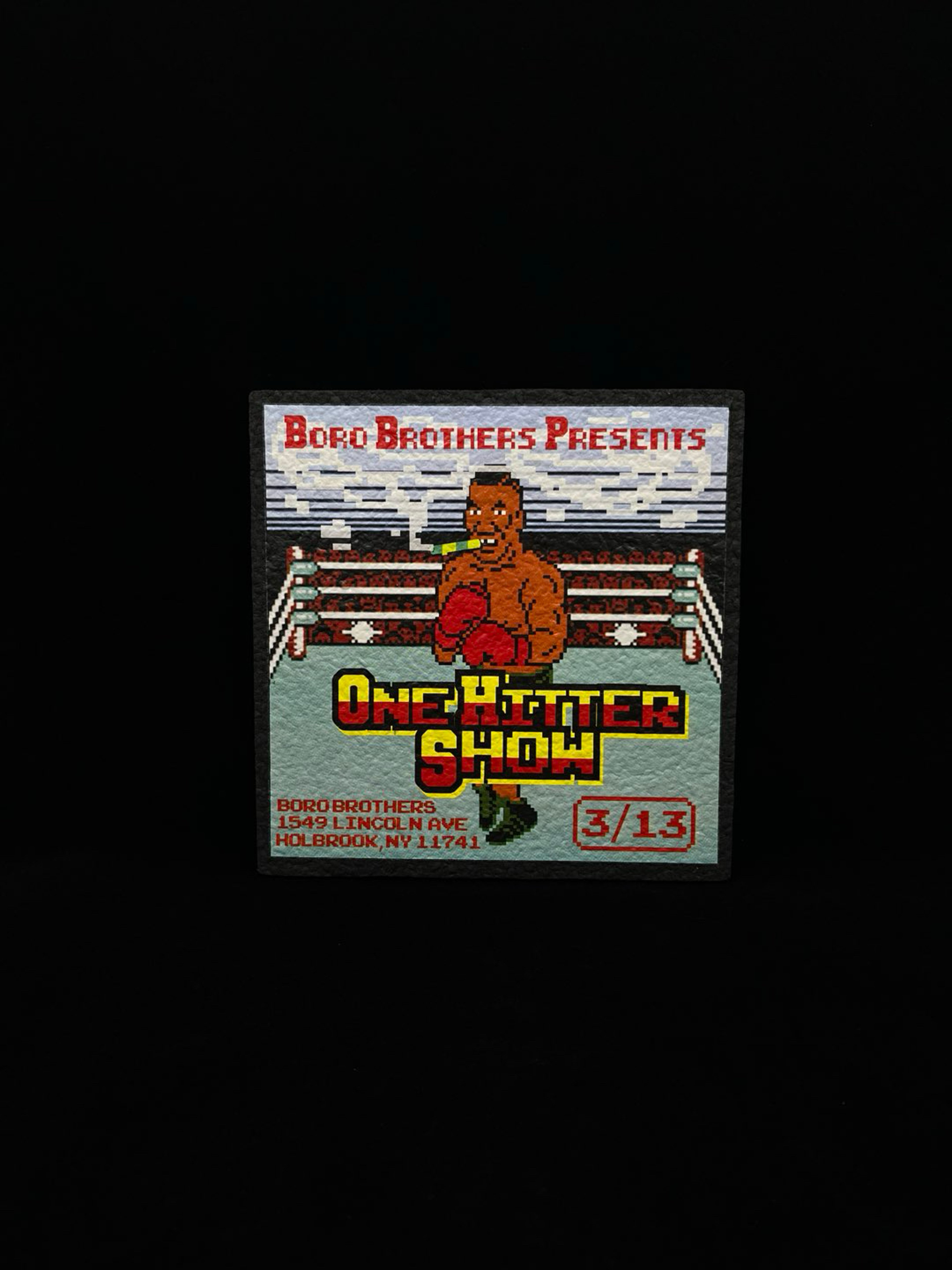 Preview pic of One Hitter Show 8” Square Mat by Moodmatsw