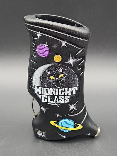 Preview pic of Midnight Glass Toker Poker Lighter Sleeve
