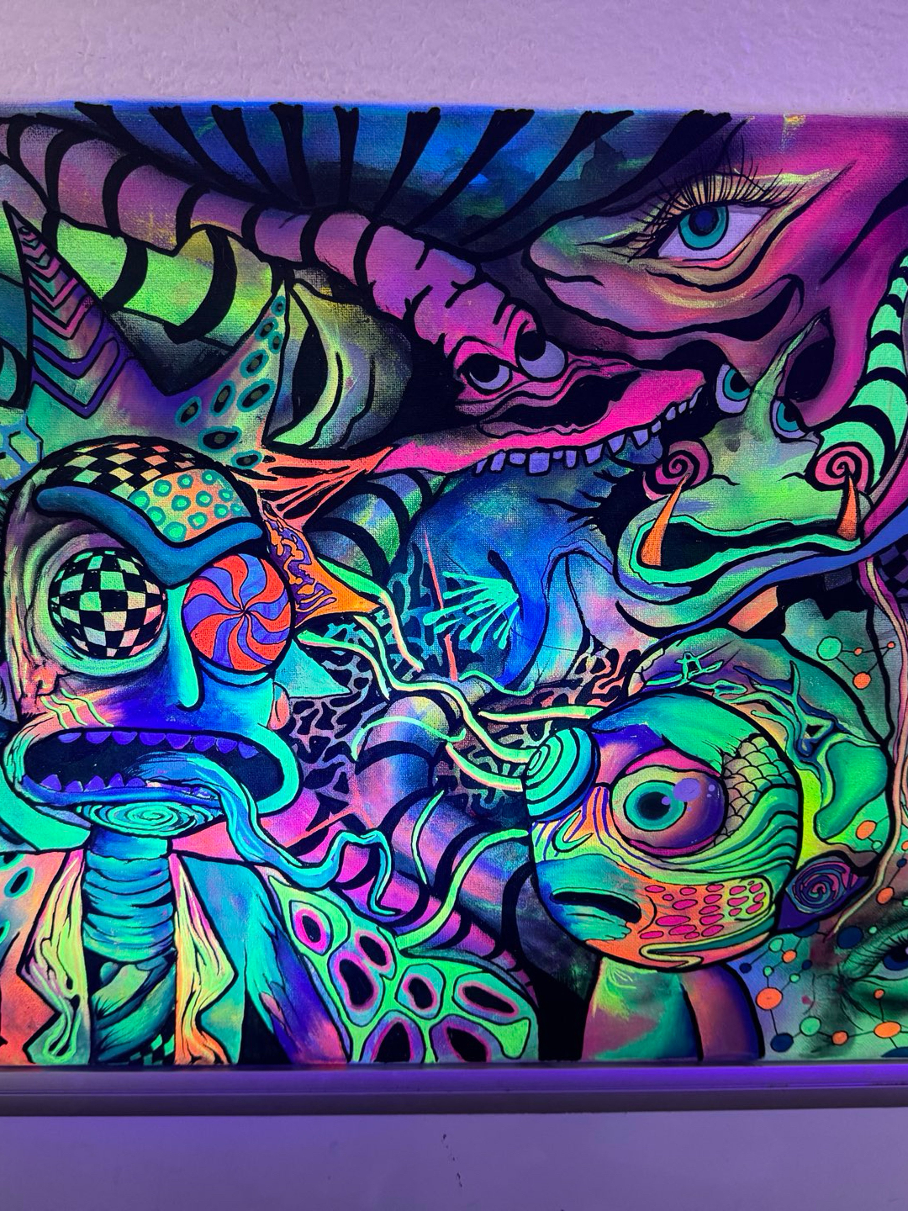 16x20” rick n morty canvas original image 0