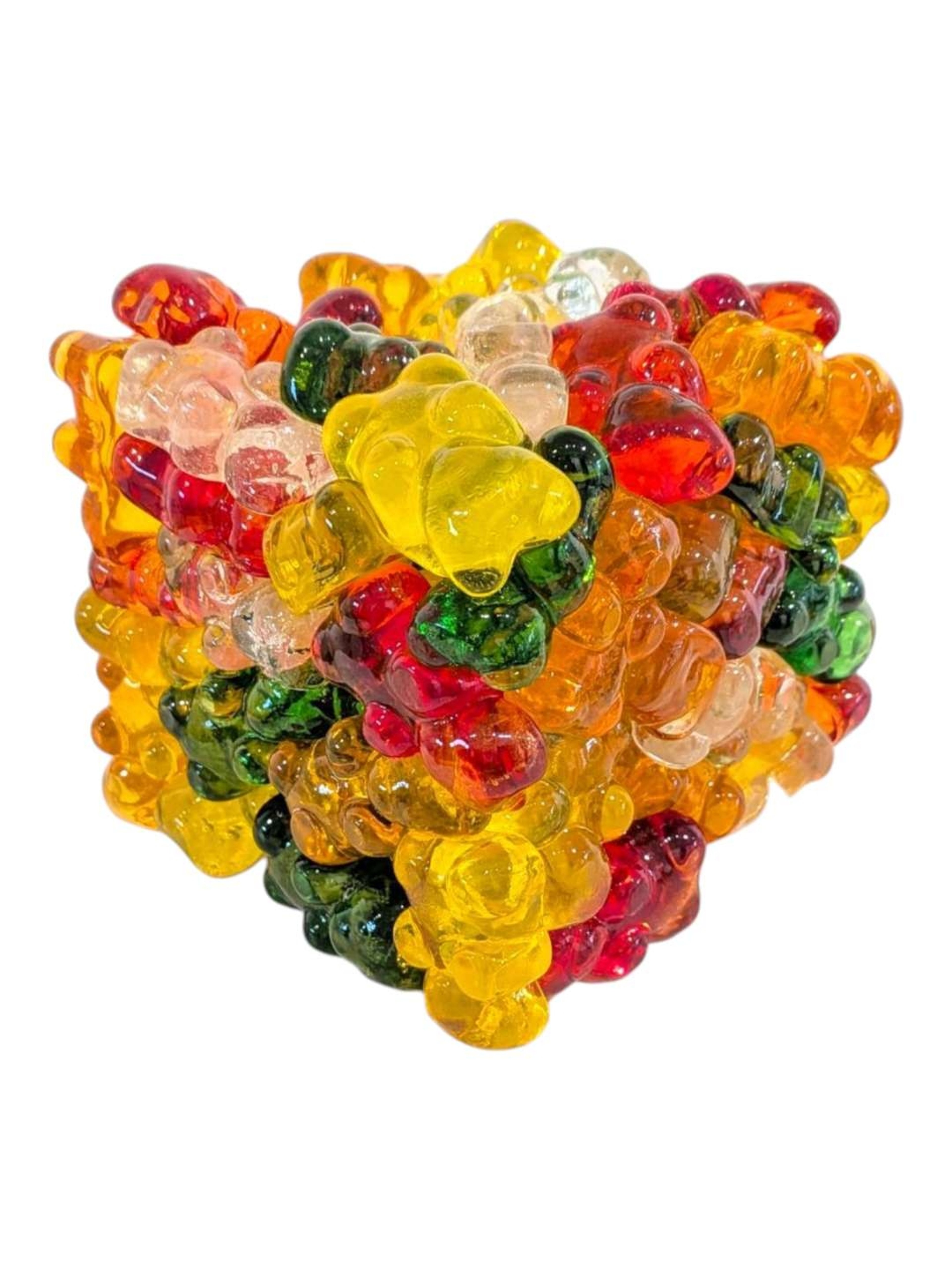 Preview pic of Eriko Kobayashi "Gummy Bear Cube" Sculpture