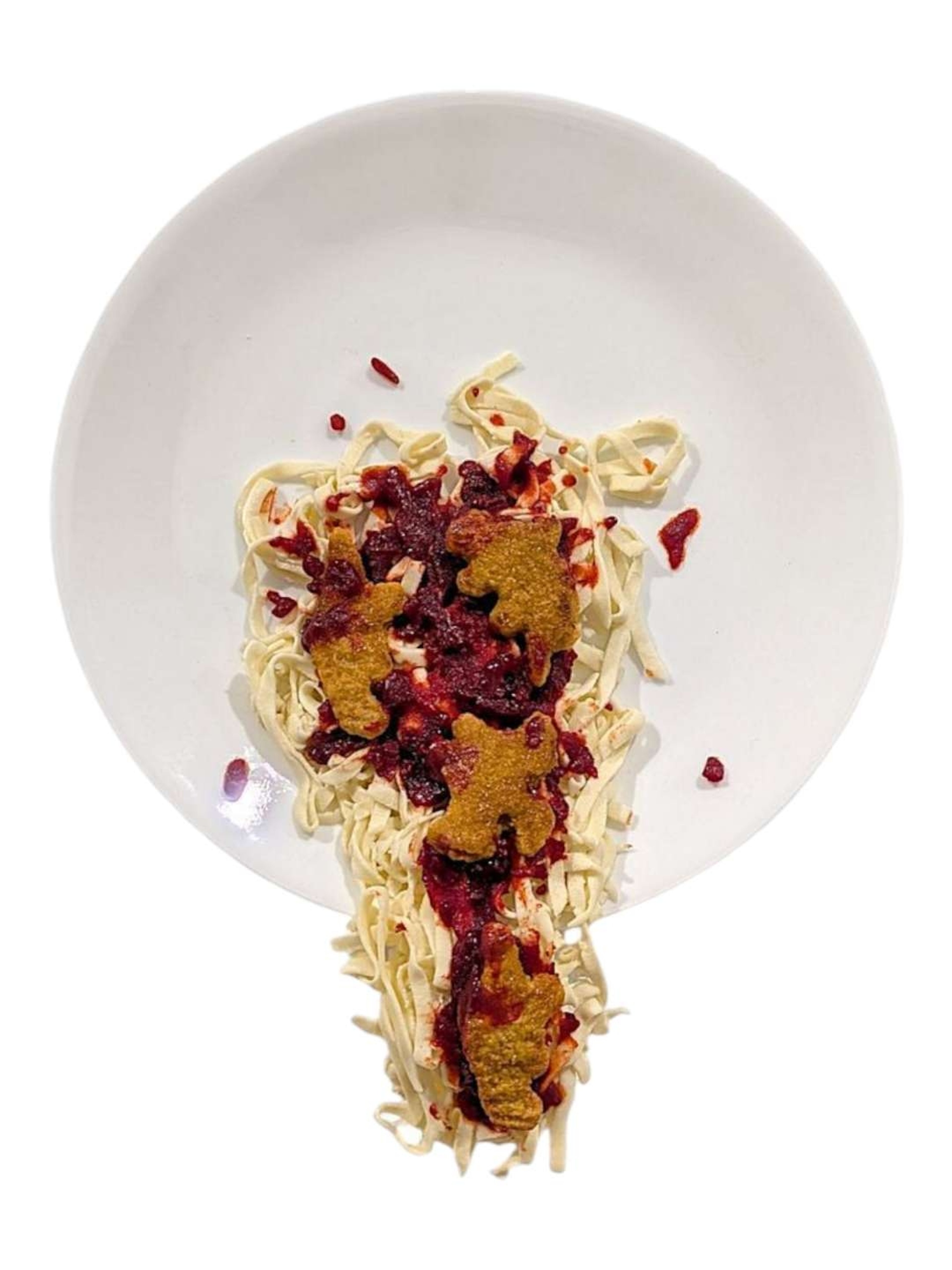 Preview pic of Eriko Kobayashi "American Meal Spill" Sculpture