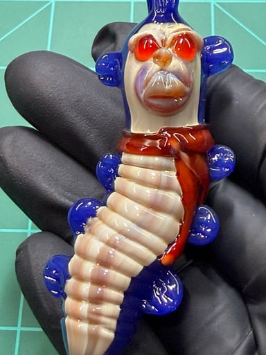 Preview pic of Leviathan William ‘ello’ Labyrinth Worm Pendant