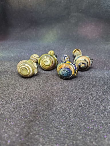 Preview pic of UK Glass Marbled Spoon