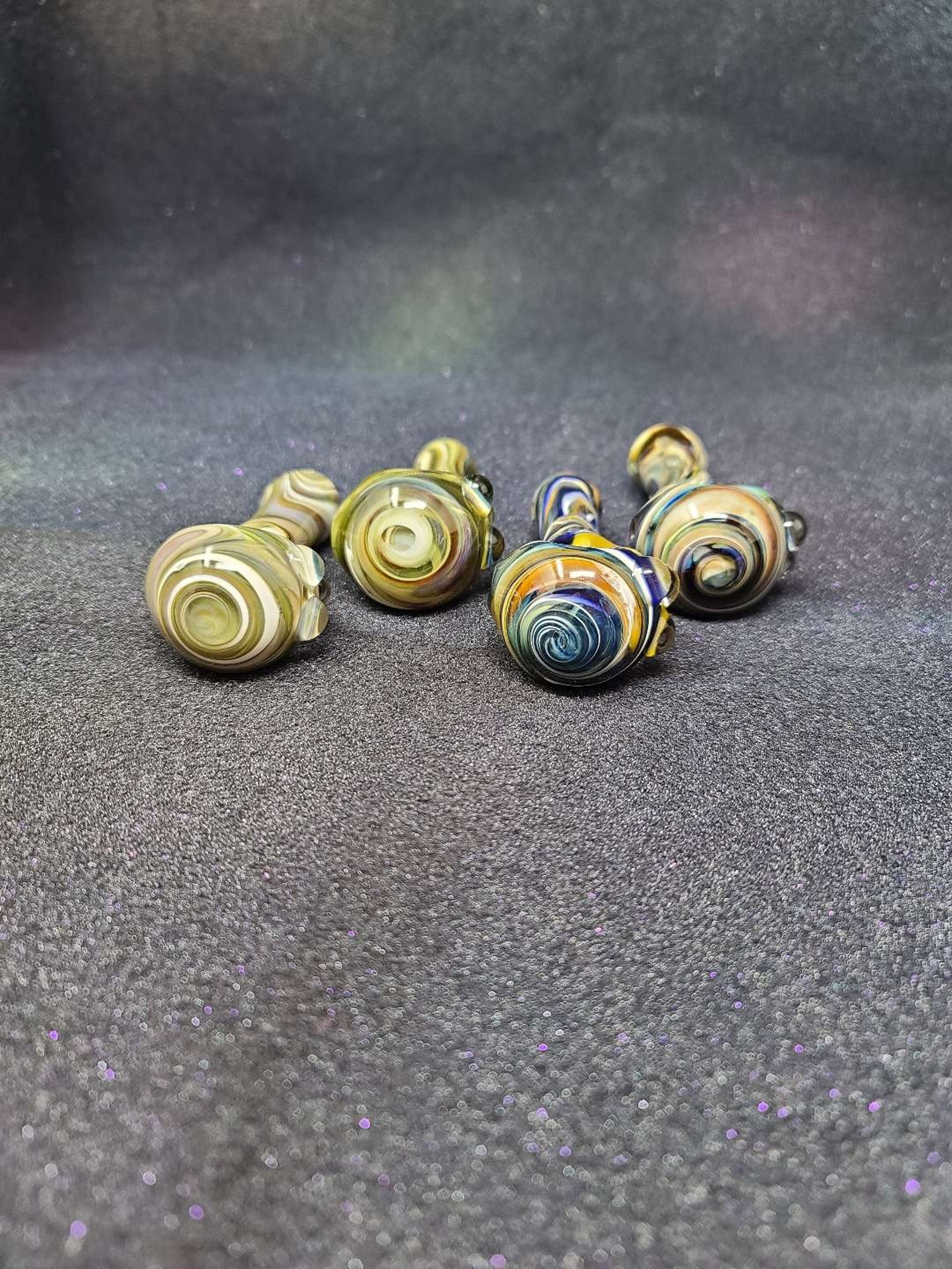 Preview pic of UK Glass Marbled Spoon