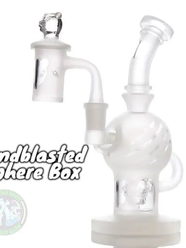 Preview pic of Bear Quartz - Sphere Box Ball Rig Set (Sandblasted)