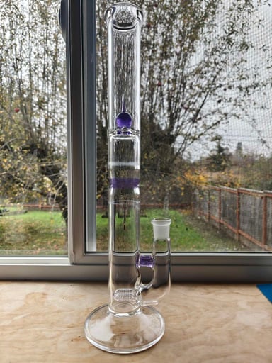 Preview pic of Green Forest Glass Downgrid Dualstem