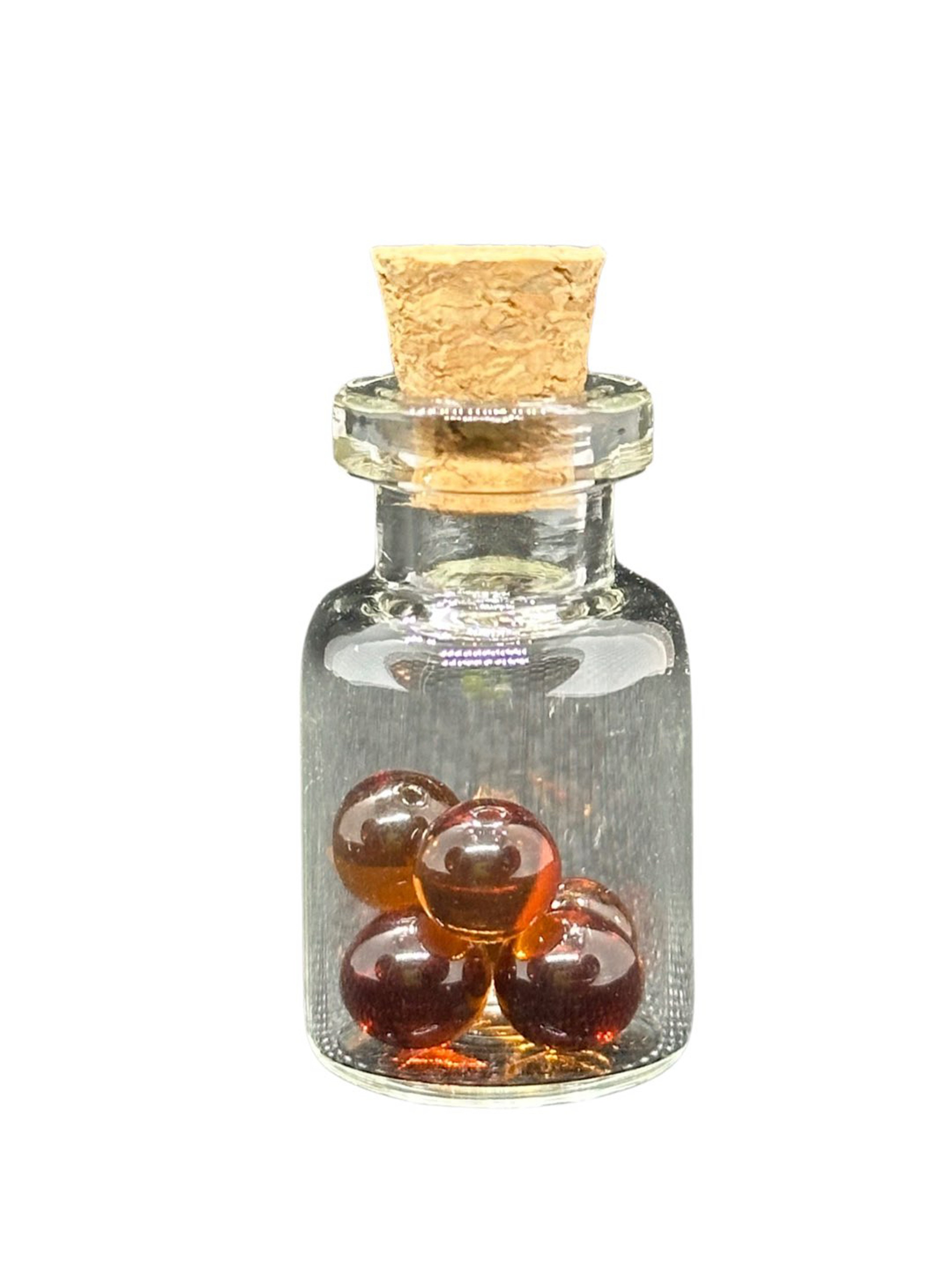 6MM Glass Terp Pearls 6 Pack Brown For Bangers E Rigs image 0