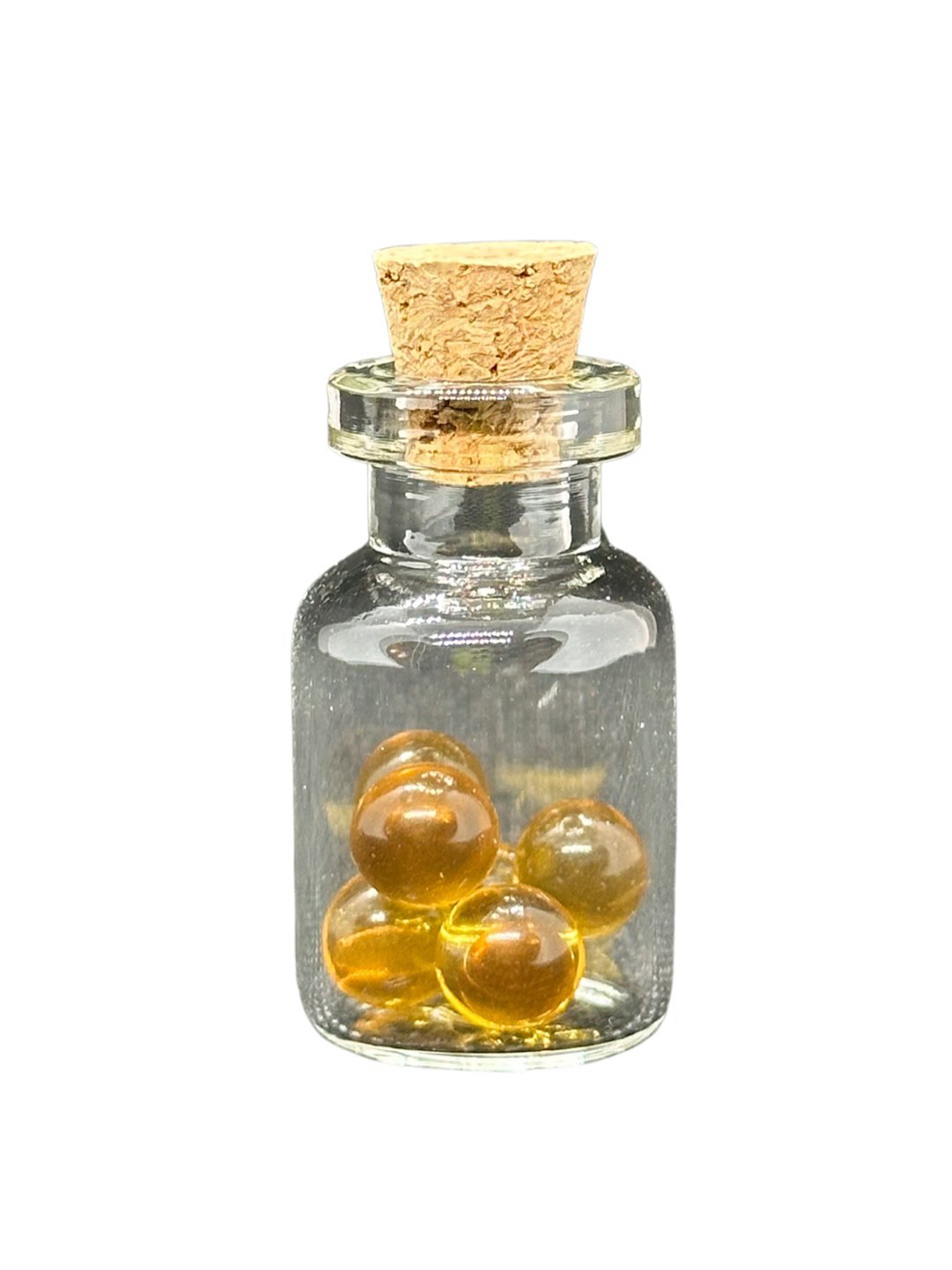 6MM Glass Terp Pearls Yellow 6 Pack for Bangers E Rigs image 0