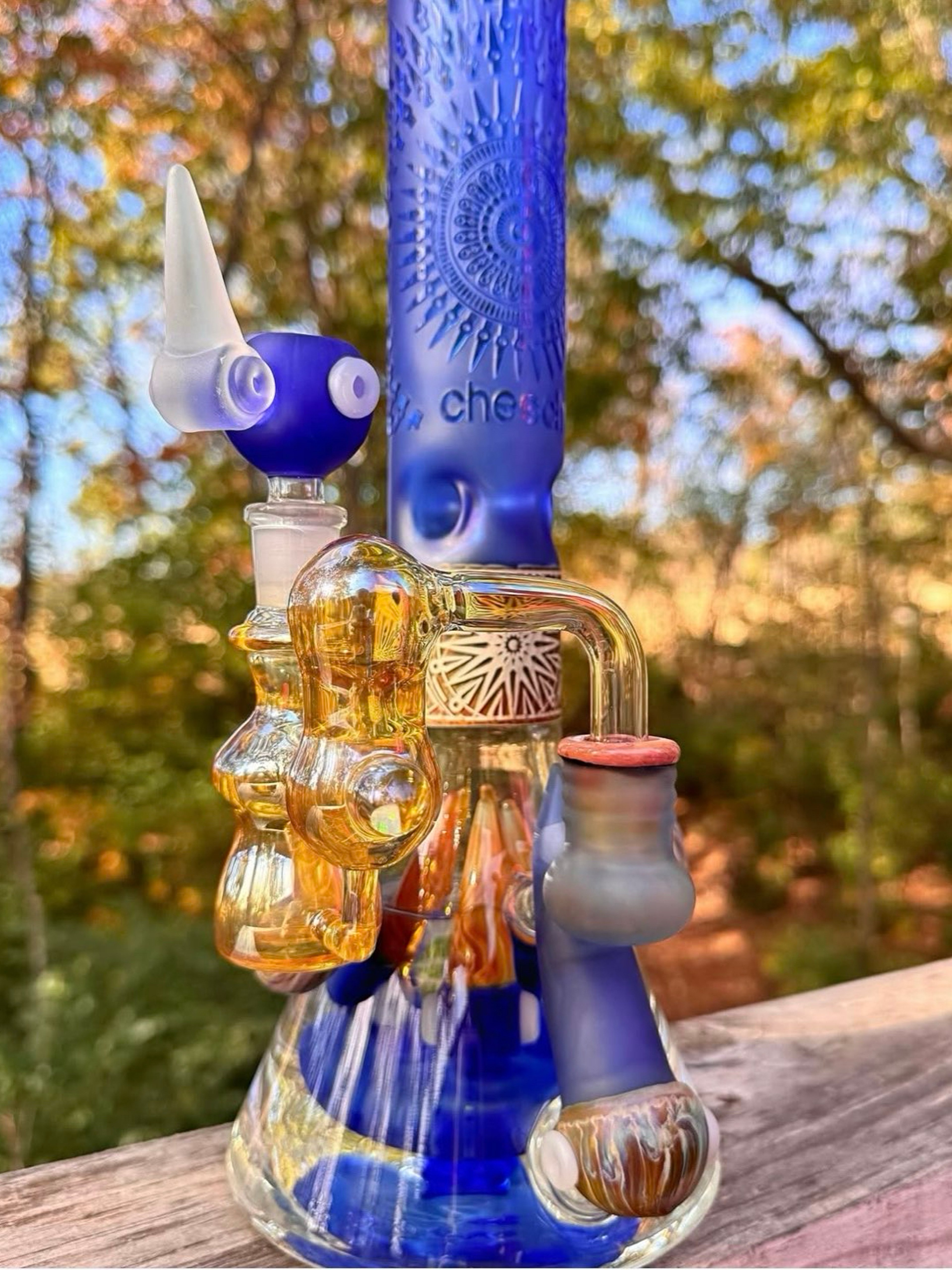 Cheech Artist Series Collin’s Beaker w/custom dry catch image 0