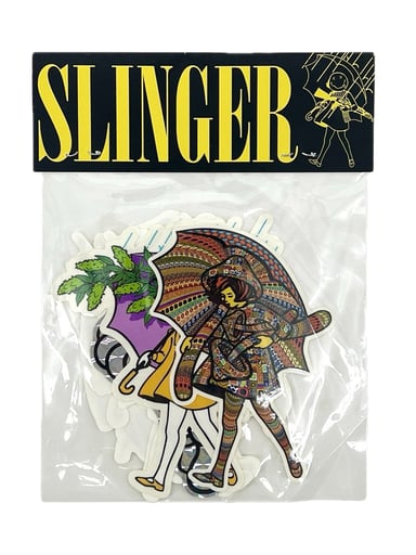 Preview pic of Slinger Apparel “Slinger” Sticker Pack (Nirvana)