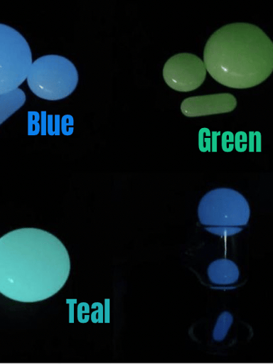 Preview pic of Glow in The Dark Terp Slurper Marble Set -Green