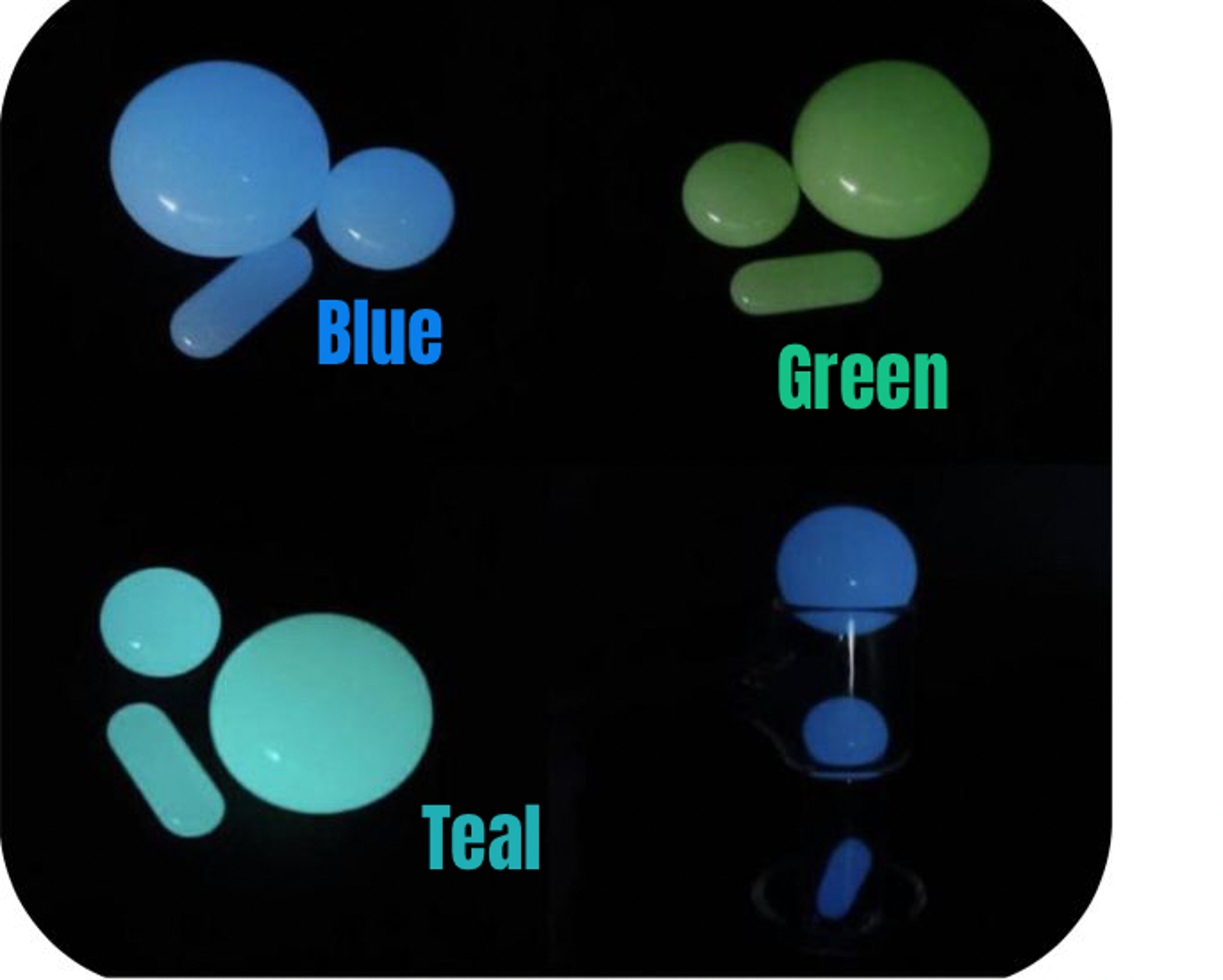 Preview pic of Glow in The Dark Terp Slurper Marble Set -Green